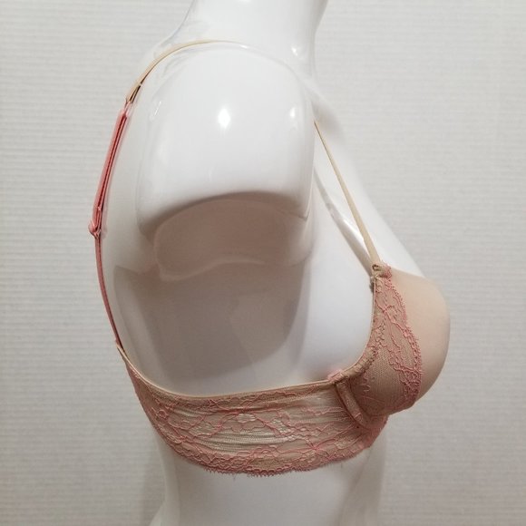 Xhilaration bra 34A Lace Push-Up floral bow unlined wings 2013 - Picture 4 of 14